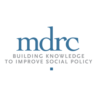 Decorative. The logo of MDRC.